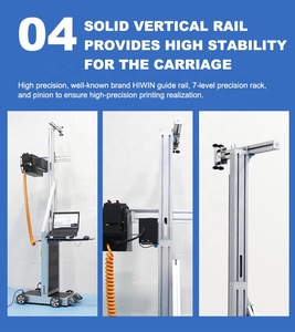 Trung Quốc ứng dụng thương mại in trên tường LED hiển thị dọc thông minh Robot <span class=keywords><strong>3D</strong></span> wallpen máy in - Product Image 6