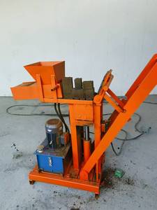 Xuất khẩu phi thủy lực tự động gạch Báo Chí đất sét sinh thái Adobe lồng vào nhau Khối Máy làm - Product Image 5