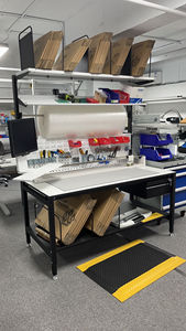 โต๊ะทำงานแบบโมดูลาร์สำหรับโรงงาน พร้อมตัวแบ่งพื้นที่บรรจุภัณฑ์ ใช้งานสะดวก - Product Image 6
