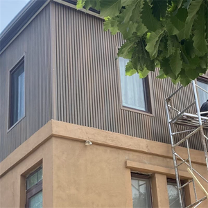 VANJOIN estilo australiano 219x26mm impermeable WPC estriado Exterior decorar Panel de pared - Product Image 1