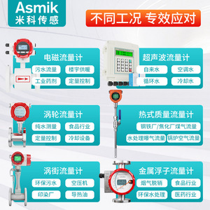 Medidor de Flujo Ultrasónico Asmik, Tipo Brida de Acero Inoxidable para Líquidos, Alta Precisión - Product Image 4