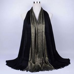 Écharpe longue en viscose scintillante dorée pour femme, idéale pour les activités de plein air – Nouvelle collection printemps, vente chaude - Product Image 5