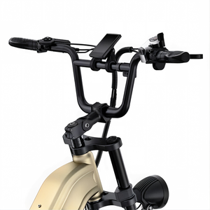 Bicicletta elettrica con pneumatici fat da 16 pollici <span class=keywords><strong>x</strong></span> 4.0, motore anteriore brushless da 750W, doppia batteria al litio da 48V, <span class=keywords><strong>e</strong></span>-bike a lunga autonomia - Product Image 5