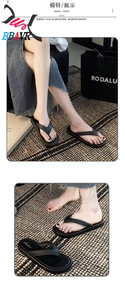 Chanclas de Mujer con Suela de Goma a Bajo Precio, Chanclas de Verano con Suela Suave, Sandalias de Moda para Exteriores, Chanclas de Verano para Mujer - Product Image 4
