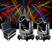 Avastron Beam 200W LED Sharpy Moving Head Light Gobo Prism RGB Halo Ring DMX512 Strobe Flight Case Wedding Party Stage Lights