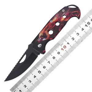 Couteau de poche pliant Castle Pirate, personnalisable, qualité OEM, pour le camping, en acier inoxydable D2, manche en plastique, HK FB186 - Product Image 6