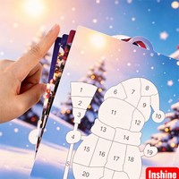 Kit de puzzle autocollant stéréo de Noël pour enfants, kit d'artisanat de mosaïque autocollante de Noël à faire soi-même, Père Noël, bonhomme de neige, jouet éducatif créatif
