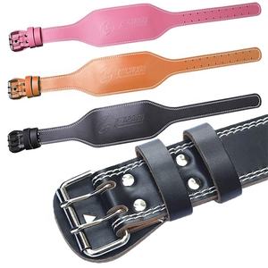 Cintura da allenamento per palestra in pelle di vacchetta atletica per allenamento punti Fitness in vita posteriore con sollevamento pesi funzione traspirante - Product Image 5