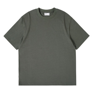 Camiseta Masculina de Algodão Puro 240g com Ombro Caído e Cor Sólida, Serviço Personalizado OEM ODM para Atacadistas de Roupas - Venda Quente - Product Image 6