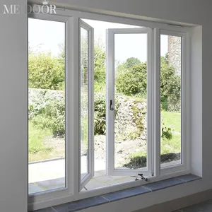 china Supplier house Office Durable Double Glass Metal Soundproof Metal Aluminum windows Casement Window