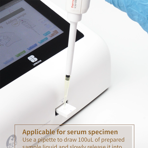Analyseur POCT quantitatif d'immunoessai par fluorescence sèche pour la progestérone canine, le FSAA félin, le <span class=keywords><strong>CCRP</strong></span> et le T4 – Dispositif de test rapide pour cliniques vétérinaires - Product Image 2