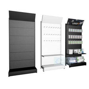 Nhà Máy kim loại <span class=keywords><strong>Pegboard</strong></span> công cụ phần cứng hiển thị đứng siêu thị Gondola hiển thị giá kệ - Product Image 1