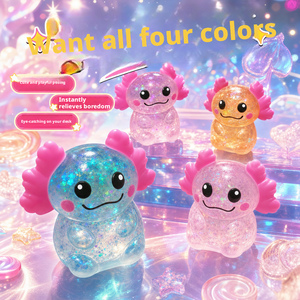 Juguete Antiestrés Needoh Squishy Aurora Mesit Salamandra, Juguete de Compresión de Rebote Lento, Adornos de Silicona, Alivio Creativo de la Presión - Product Image 1
