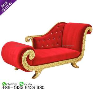 Good Selling China Wedding Furniture Rental Red Royal king and Queen Throne <b>Chair</b> for Event - Product Image 1
