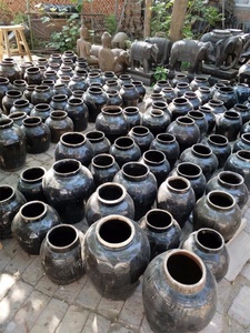 Porcellana cinese antico <span class=keywords><strong>arredamento</strong></span> e accessorio per la <span class=keywords><strong>casa</strong></span> vecchio vaso in ceramica da giardino nero - Product Image 2