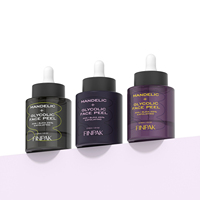 Flacon compte-gouttes en verre vide de 30 ml pour sérum, contenant de luxe pour soins de la peau, idéal pour l'emballage d'essences exfoliantes AHA BHA - Vente en gros