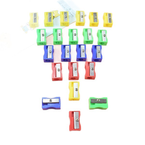 <b>Mini</b> Pencil Sharpener Plastic Manual For Children Standard Size Bulk Packaging - Product Image 5