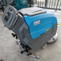 KUER Nouvelle autolaveuse électrique à pousser avec brosse à disque unique pour sols commerciaux