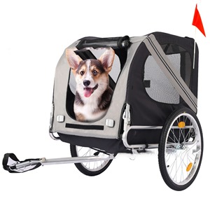 <span class=keywords><strong>Remolque</strong></span> <span class=keywords><strong>para</strong></span> Bicicleta Personalizable <span class=keywords><strong>de</strong></span> 16 Pulgadas con Plataforma Plegable <span class=keywords><strong>de</strong></span> Acero Inoxidable <span class=keywords><strong>para</strong></span> Transportar <span class=keywords><strong>Perros</strong></span> - Product Image 6