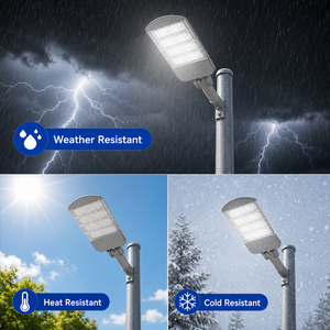 Lampe de rue LED Qili AC 220V, corps en alliage d'aluminium, étanche IP65, éclairage extérieur, lumière du jour 5000K - Product Image 4