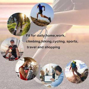 FS 016 Support & Comfort Crew <b>Running</b> <b>Socks</b> Blister Prevention for Long Distance - Product Image 5