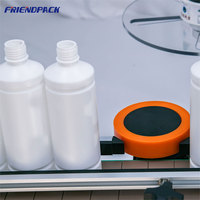 Machine d'étiquetage de bouteilles rondes de bureau certifiée, pour bouteilles en plastique, pots, canettes de bière, automatique