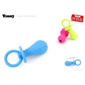 Anillo de goma para masticar Yommy de 9 cm, juguete con púas para perros y mascotas - Product Image 2