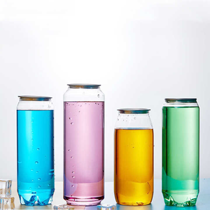 กระป๋องเครื่องดื่ม PET แบบใช้แล้วทิ้ง ขนาด 330 มล. เกรดอาหาร พร้อมฝาเกลียว พิมพ์สกรีน ปลอดสาร BPA ปรับแต่งโลโก้ได้ - Product Image 5