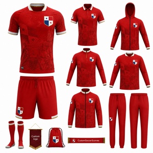 Conjunto <span class=keywords><strong>de</strong></span> Camiseta <span class=keywords><strong>de</strong></span> Fútbol Personalizada al por Mayor <span class=keywords><strong>de</strong></span> China para Niños, Equipación <span class=keywords><strong>de</strong></span> Fútbol <span class=keywords><strong>de</strong></span> Panamá (Local, Visitante, Tercera) 2021 <span class=keywords><strong>2022</strong></span> 2026 - Product Image 3