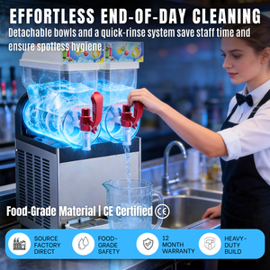 Proteja su Inversión Comercial: Máquina <span class=keywords><strong>de</strong></span> Margaritas con Estructura Resistente a la Corrosión, Capacidad <span class=keywords><strong>de</strong></span> 15Lx2 y Condensador <span class=keywords><strong>de</strong></span> Cobre - Product Image 6