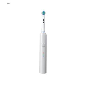 Electric <b>Toothbrush</b> Rotating Brush <b>Head</b> USB Charging IPX7 Waterproof Black White Dual Color Options - Product Image 4