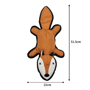 Piccolo scoiattolo eco-friendly volpe procione cane compagno giocattolo resistente al morso e resistente all'usura in tessuto Oxford per animali domestici - Product Image 5