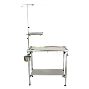 <span class=keywords><strong>Table</strong></span> d'examen pour chiens en acier inoxydable Lantun LT-1801/1802, personnalisable, pour l'épilation - Utilisation vétérinaire professionnelle - Product Image 2