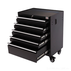 خزانة ملفات معدنية حديثة مكونة من 5 أدراج مع عجلات للتحريك، مناسبة للمكتب المنزلي - Product Image 1