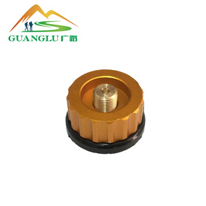 Adaptador de cartucho de gas para exteriores Guanglu, 3.5x2.7cm, de aleación de aluminio, cabezal conector portátil para estufa de camping - Product Image 3