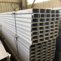 Poutre en acier profilé en U ASTM A36 75 mm galvanisée 41x41 en acier au carbone pour support structurel de charpente de bâtiment à découper