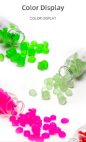 Lot de 6 leurres souples artificiels flottants parfumés en plastique, 6 couleurs, pour la pêche au bar et à la carpe en lac et en ruisseau, avec hameçons