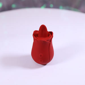 هزاز صغير بشكل وردة بـ10 سرعات قابل لإعادة الشحن عبر USB بدون مادة تزليق لتحفيز البظر والثدي والحلمات - Product Image 6