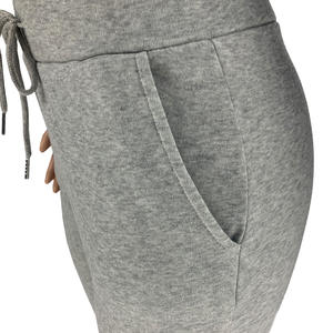 Felpa nera in poliestere con cappuccio e pantaloni della tuta da Jogging due pezzi Set tuta allenamento Athleisure indossare abiti invernali per le donne - Product Image 6