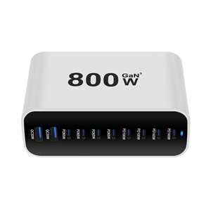 Base de Carga Rápida de Escritorio USB-C USB-A de 10 Puertos y 800 W PD 3.1, Soporte de Carga GaN para Teléfono Móvil, Computadora Portátil, PC, Tabletas - Product Image 2