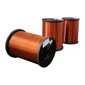 Custom Round Solderable 0.04mm--5.00mm Enamel Insulated Magnet Round Enameled Copper Wire For Transformer