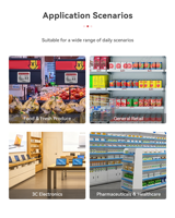 Picksmart V6.4 Système de balisage ABS pour entrepôt, passerelle ESL, station de base 2.4G, routeur d'étiquettes de prix pour supermarché