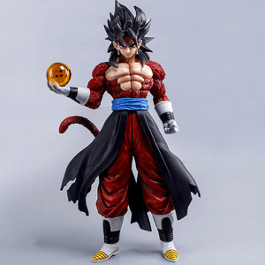 Figurines Goku Super Saiyan Anime en PVC Écologique Faites à la Main, Objets de Collection, Décoration de Bureau, Figurine d'Action Jouet pour - Product Image 4
