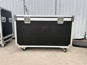Musical Instrument Flight Case with 4 Smooth <b>Rolling</b> Wheels and Plywood <b>Box</b> for Professional Audio Mixer Storage - Product Image 3
