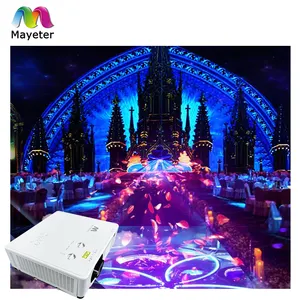 Customized 3D Mapping Hologram Projection Restaurant 3d Video Mapping Projector Wedding Lights Games