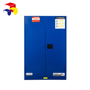 Armario de seguridad ignífugo y a prueba de explosiones para sustancias corrosivas débiles - completamente de acero con puertas dobles y cerradura - Product Image 2