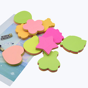 HengXin <b>Sticky</b> <b>Note</b> Special Shape Colorful Good Quality Stationary Memo Pad With <b>Sticky</b> for Students - Product Image 1