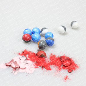 Bulk 0.43 0.5 0.68 Paintball Shooting Paintball Colorful <b>Paint</b> <b>Ball</b> Powder <b>Balls</b> - Product Image 5