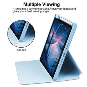 เคส <span class=keywords><strong>iPad</strong></span> <span class=keywords><strong>แบ</strong></span>บพับสามตอน ODM/OEM ป้องกันการกระแทก พร้อมช่องใส่ดินสอ, ฟังก์ชั่น Auto Sleep/Wake และขาตั้งปรับได้สองระดับ ใช้ได้กับ <span class=keywords><strong>iPad</strong></span> Air/<span class=keywords><strong>Pro</strong></span> 11 นิ้ว - Product Image 4