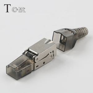 TOP-TP-01 cat6/cat6A/cat7 <span class=keywords><strong>STP</strong></span> toolless modual מחבר תקע <span class=keywords><strong>STP</strong></span> toolless תקע - Product Image 2